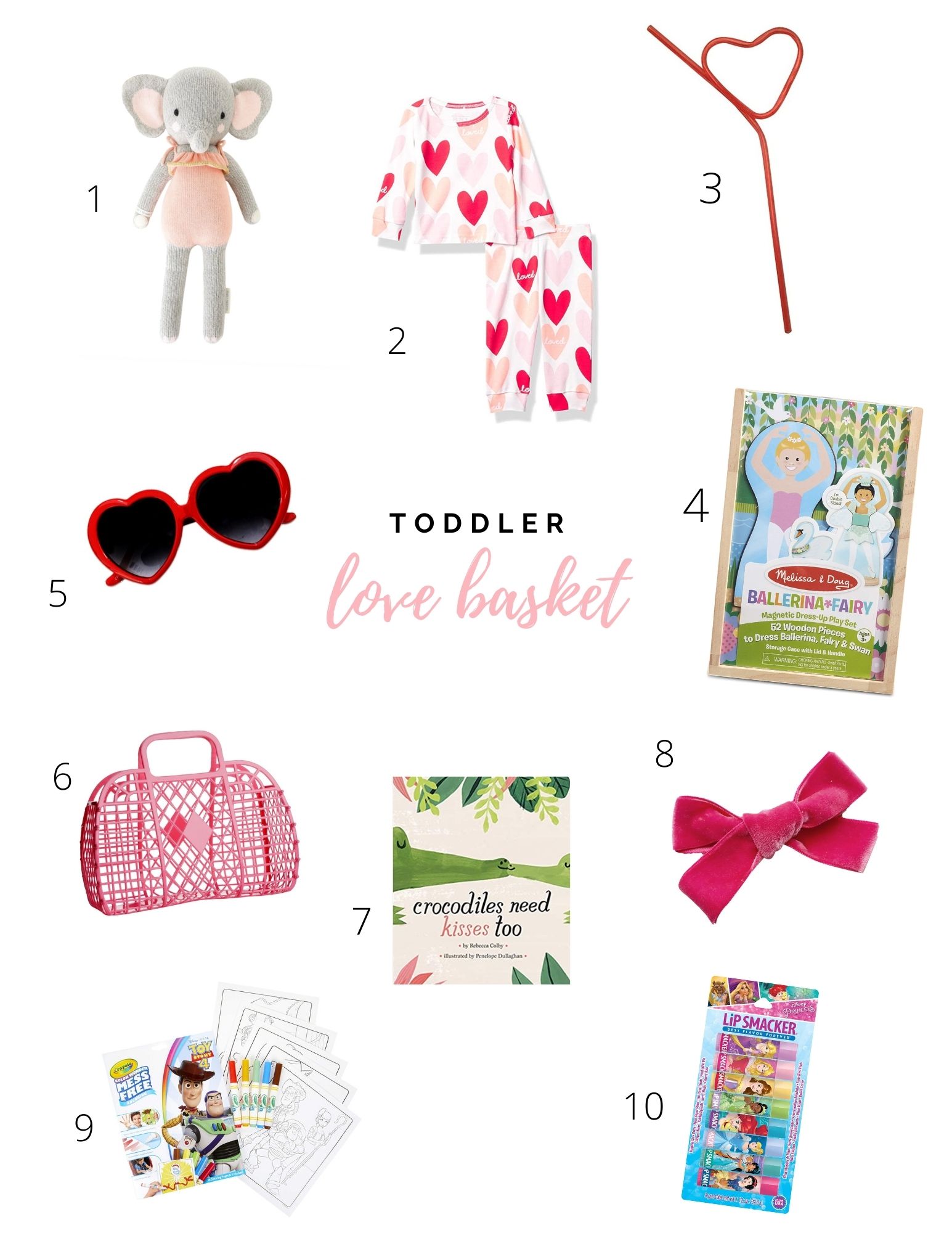 love basket for toddlers valentines