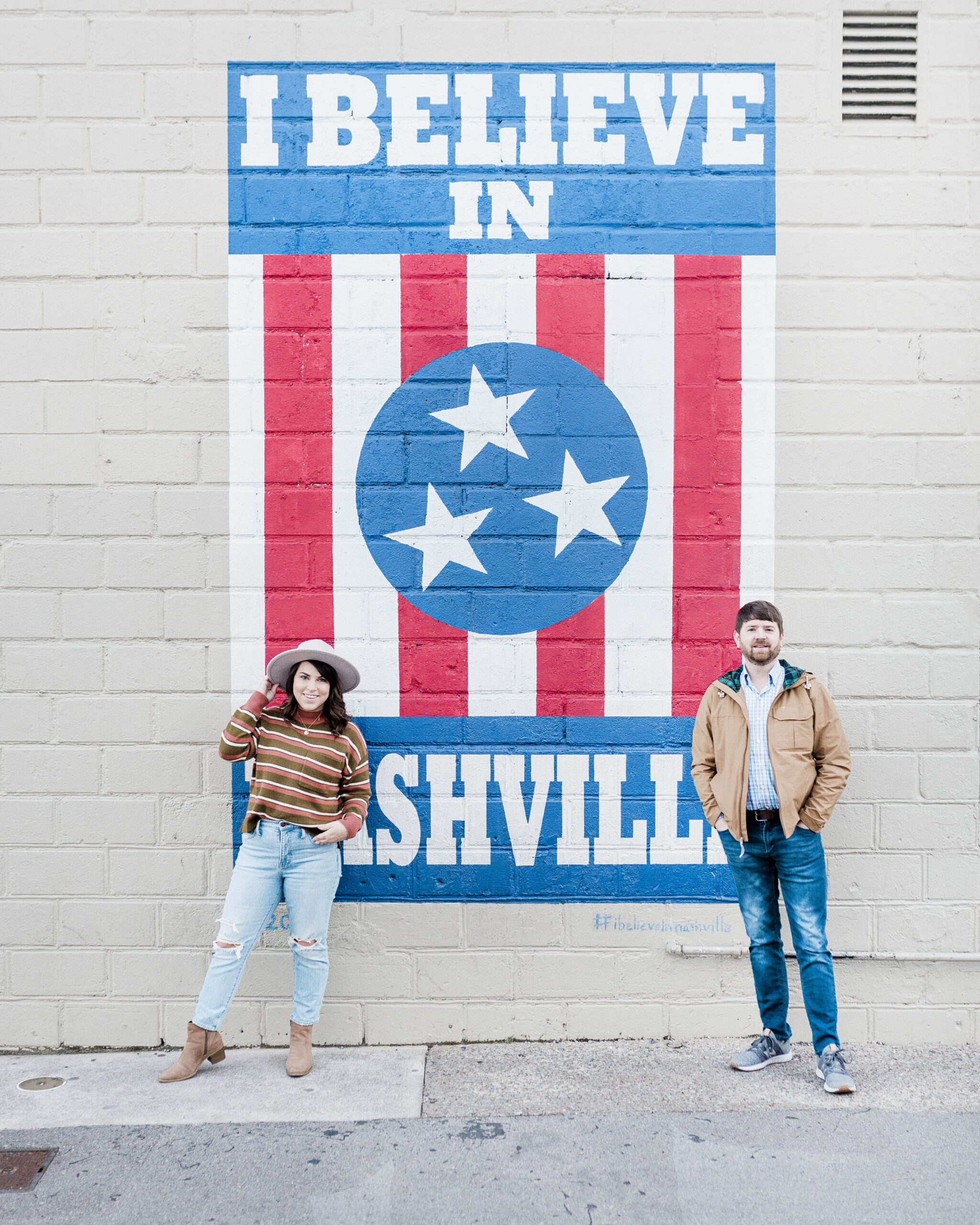 I believe in Nashville wall Mural in nashville tennessee