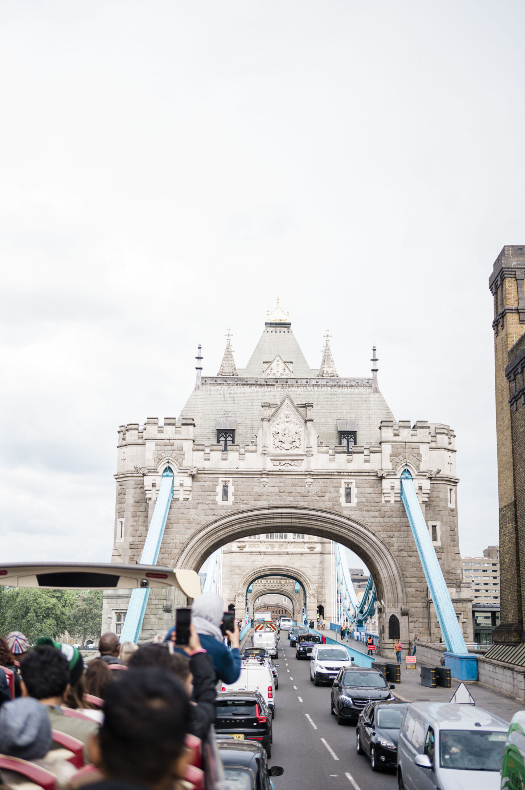 driving under tower bridge in london, london for first timers, 4 day london itinerary
