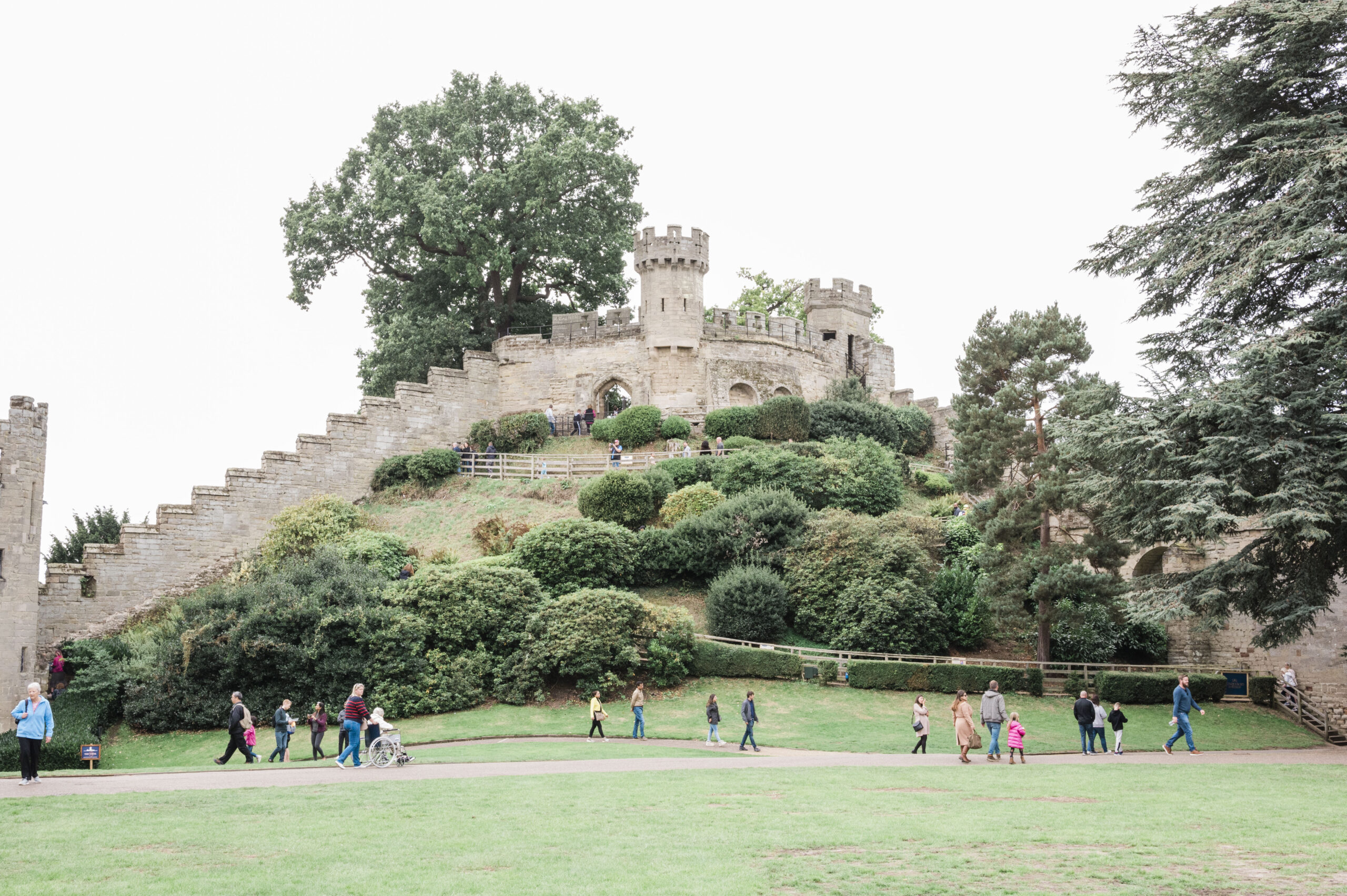 inside the warwick castle in england