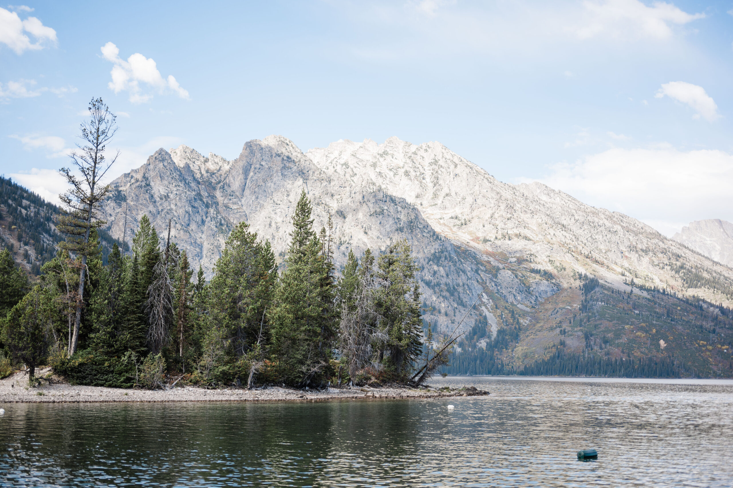 Jenny Lake and the Grand Teton mountain range
