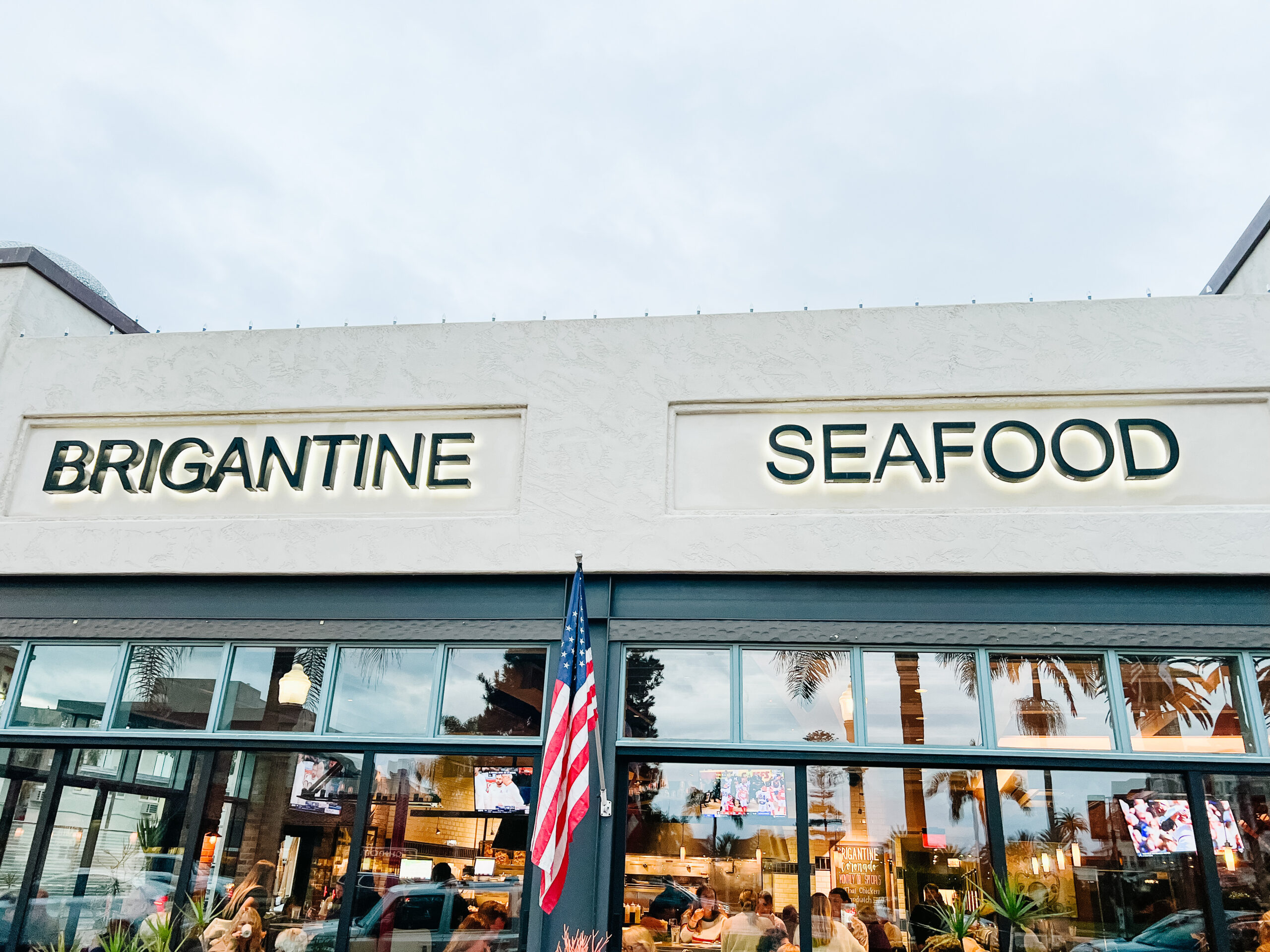 Exterior building of Brigantine in Coronado California