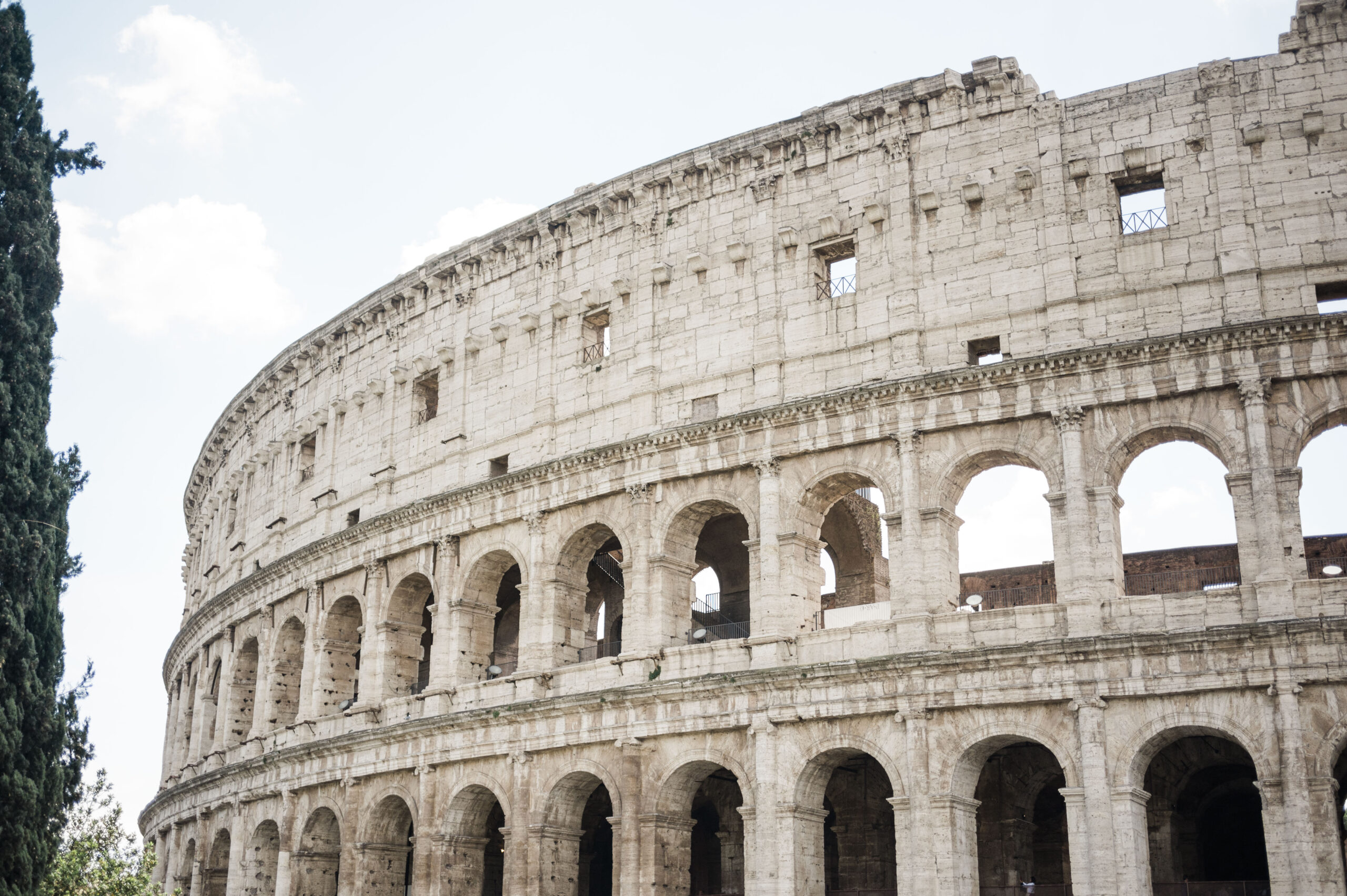 Colosseum in Rome, Italy. One of the Seven Wonders of the World. 36 hours in Rome.