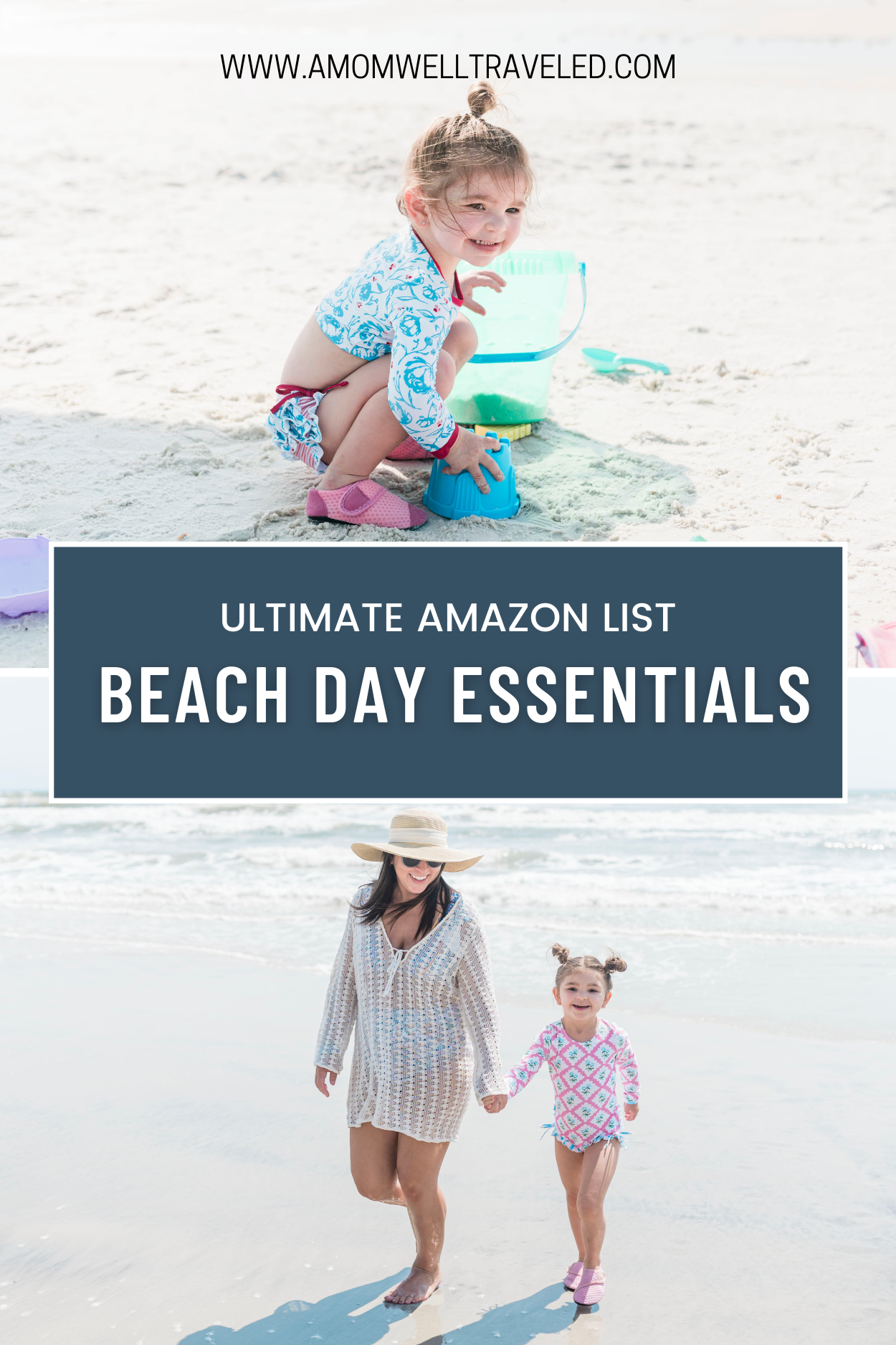 Amazon Beach Day Essentials for Families by A Mom Well Traveled Blog