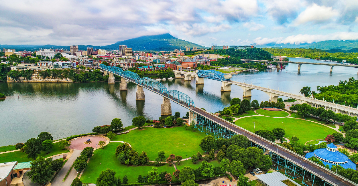 View of downtown Chattanooga, Tennessee