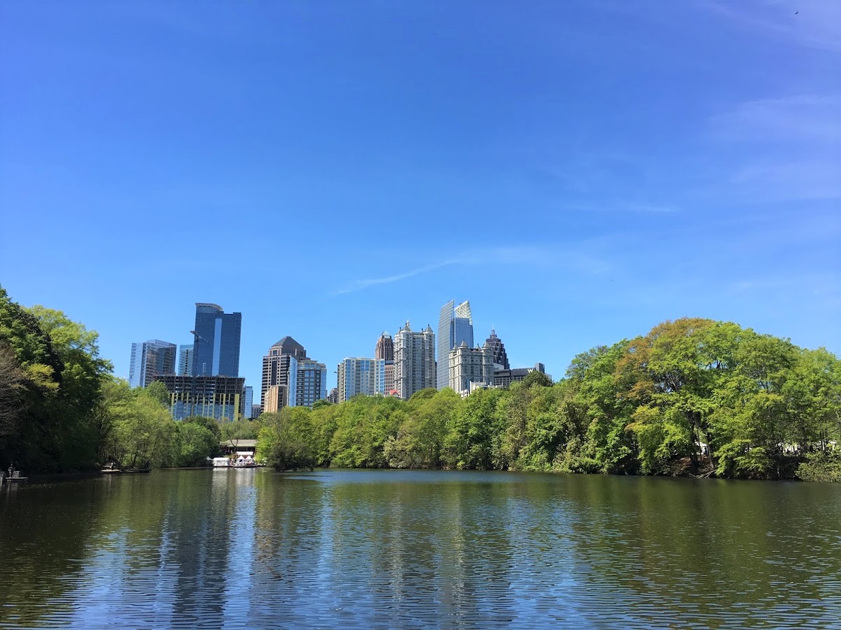 Piedmont Park Atlanta--best places for spring break for families
