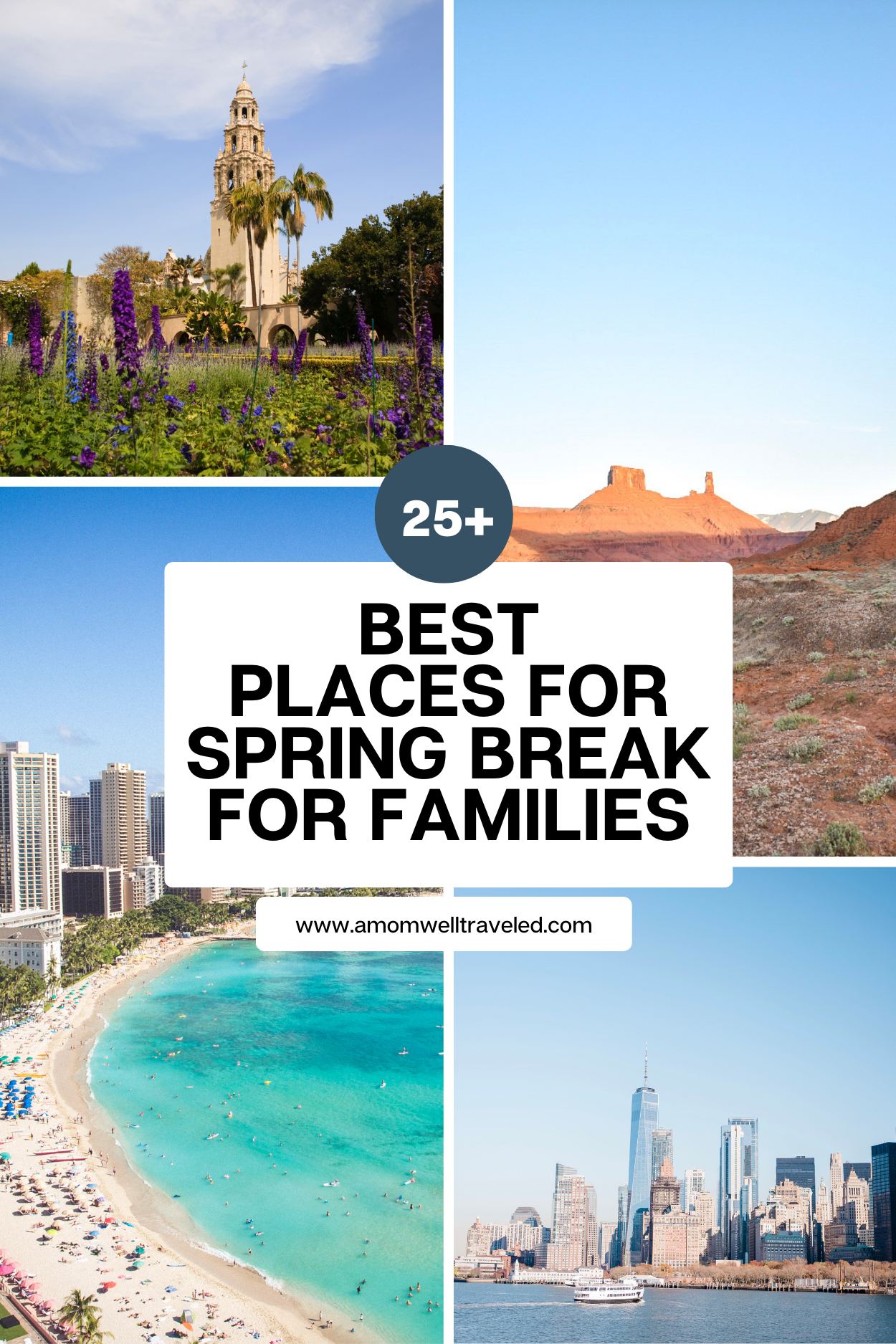 25+ Best places for spring break for families