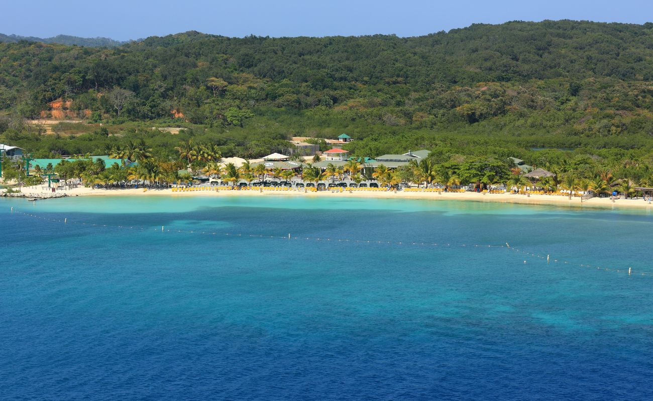 view of roatan, honduras--best places for spring break for families