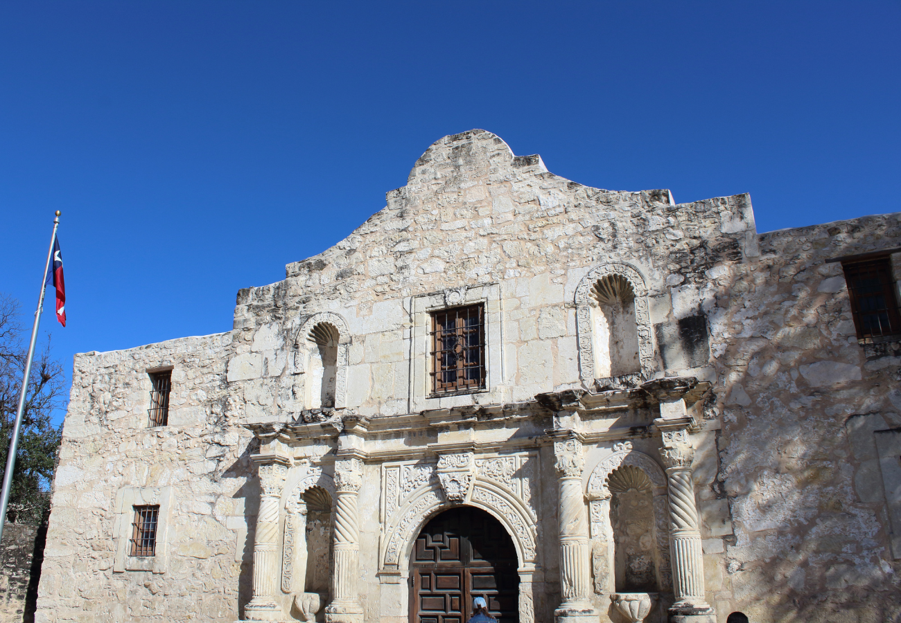 Alamo in San Antonio Texas--spring break destinations for families