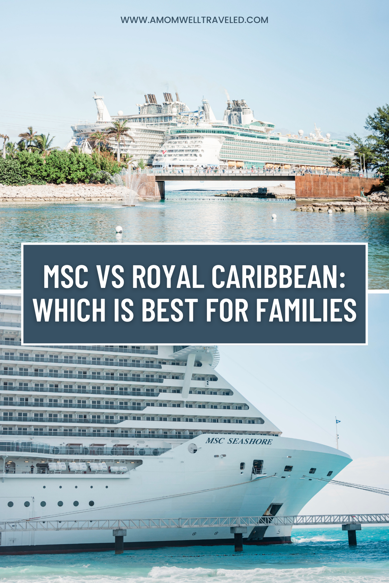 MSC vs Royal Caribbean: which is best for families? MSC Seashore vs Allure of the Seas.